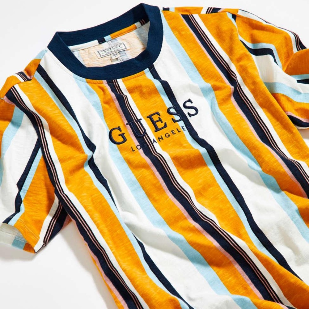 GUESS Sayer Vertical Striped T-shirt
